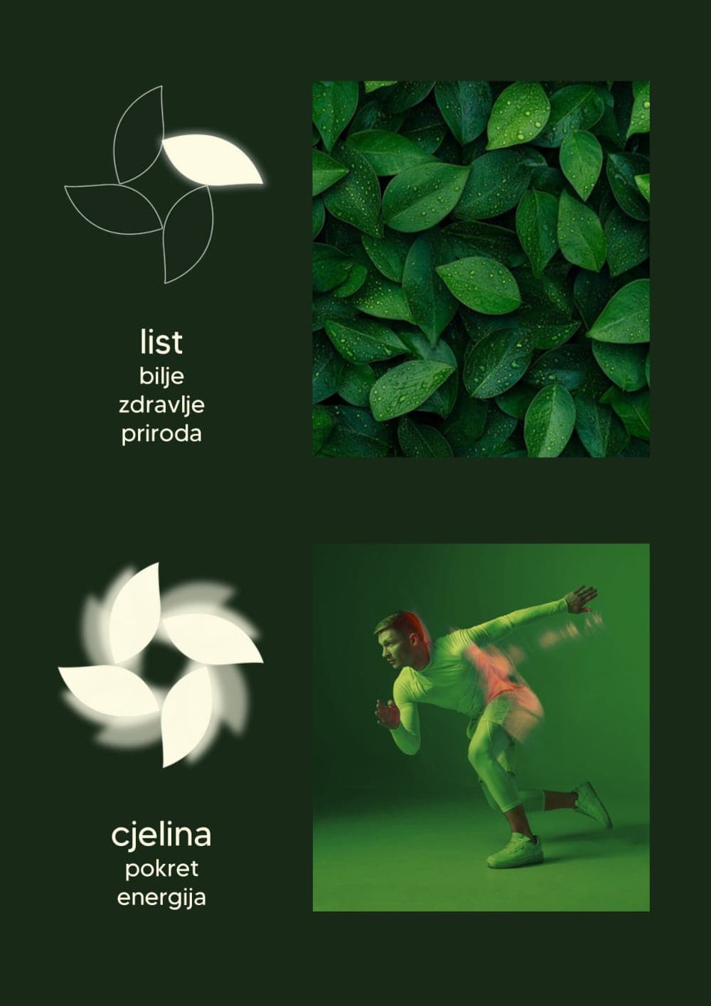 Značenje: list i cjelina